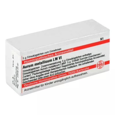 AURUM METALLICUM LM VI Globuli, 5 g