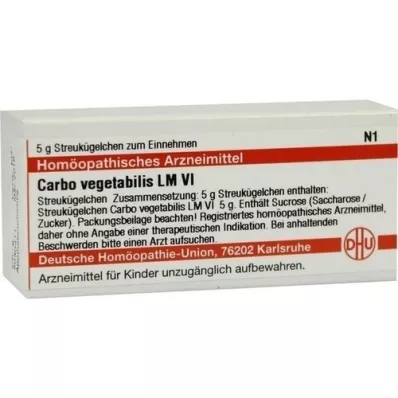 CARBO VEGETABILIS LM VI Globuli, 5 g