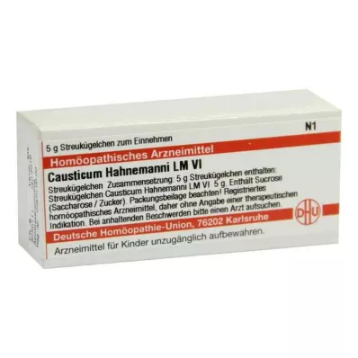 CAUSTICUM HAHNEMANNI LM VI Globuli, 5 g CAUSTICUM HAHNEMANNI LM VI Globuli, 5 g