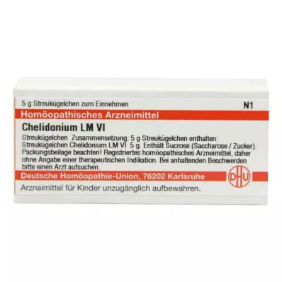 CHELIDONIUM LM VI Globuli, 5 g CHELIDONIUM LM VI Globuli, 5 g