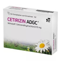 CETIRIZIN ADGC Filmdragerade tabletter, 50 st
