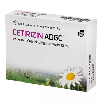 CETIRIZIN ADGC Filmdragerade tabletter, 50 st