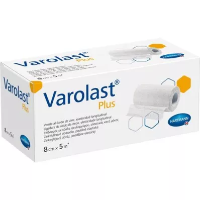 VAROLAST Plus Zinklim Bandage 8 cmx5 m, 1 st