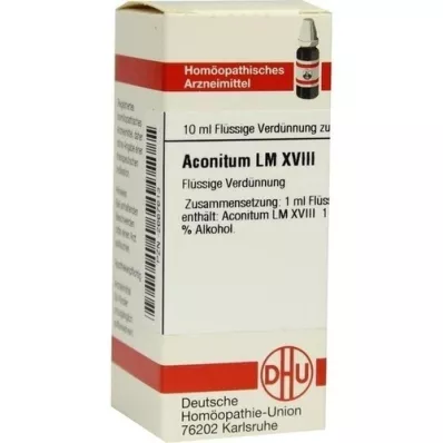 ACONITUM LM XVIII Spädning, 10 ml