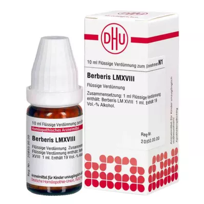 BERBERIS LM XVIII Spädning, 10 ml