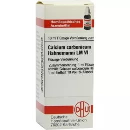 CALCIUM CARBONICUM Hahnemanni LM VI Spädning, 10 ml