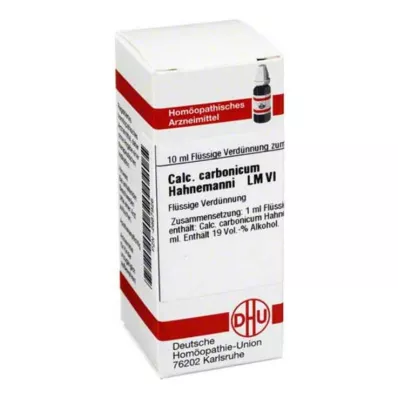 CALCIUM CARBONICUM Hahnemanni LM VI Spädning, 10 ml CALCIUM CARBONICUM Hahnemanni LM VI Spädning, 10 ml