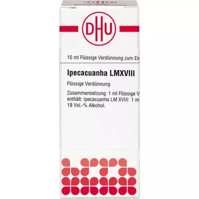 IPECACUANHA LM XVIII Spädning, 10 ml