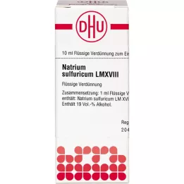 NATRIUM SULFURICUM LM XVIII Spädning, 10 ml