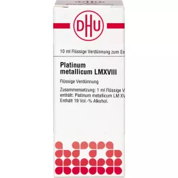 PLATINUM METALLICUM LM XVIII Spädning, 10 ml