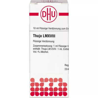 THUJA LM XVIII Spädning, 10 ml