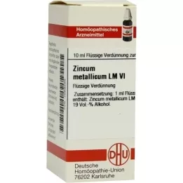 ZINCUM METALLICUM LM VI Spädning, 10 ml