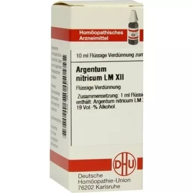 ARGENTUM NITRICUM LM XII Spädning, 10 ml