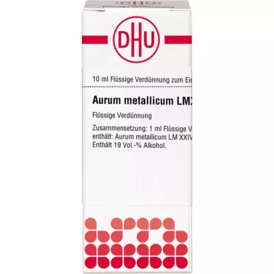 AURUM METALLICUM LM XXIV Spädning, 10 ml