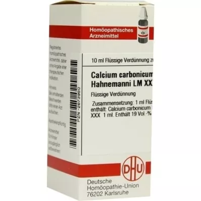 CALCIUM CARBONICUM Hahnemanni LM XXX Spädning, 10 ml