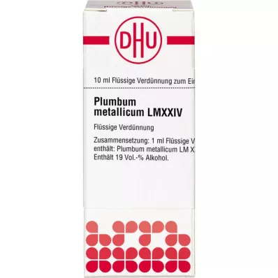 PLUMBUM METALLICUM LM XXIV Spädning, 10 ml