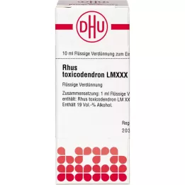 RHUS TOXICODENDRON LM XXX Spädning, 10 ml