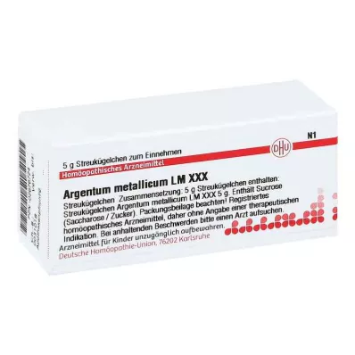 ARGENTUM METALLICUM LM XXX Globuli, 5 g ARGENTUM METALLICUM LM XXX Globuli, 5 g