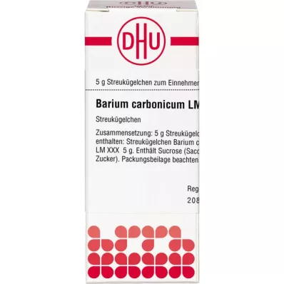 BARIUM CARBONICUM LM XXX Globuli, 5 g