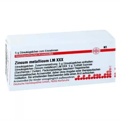 ZINCUM METALLICUM LM XXX Globuli, 5 g ZINCUM METALLICUM LM XXX Globuli, 5 g