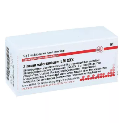 ZINCUM VALERIANICUM LM XXX Globuli, 5 g ZINCUM VALERIANICUM LM XXX Globuli, 5 g