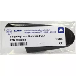 FINGERLING Läder storlek 7 med bandage, 1 st
