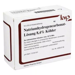 NATRIUMHYDROGENCARBONAT-Lösning 8,4% Köhler, 10X20 ml