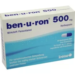 BEN-U-RON 500 mg kapslar, 20 st