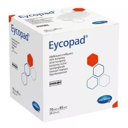 EYCOPAD Ögonkompresser 70x85 mm sterila, 25 st