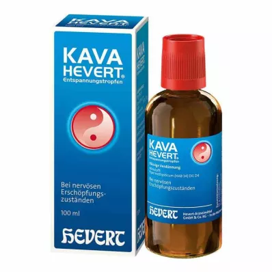 KAVA HEVERT Avslappningsdroppar, 100 ml
