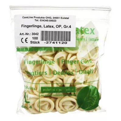 FINGERLING Latex OP Storlek 4, 100 st FINGERLING Latex OP Storlek 4, 100 st