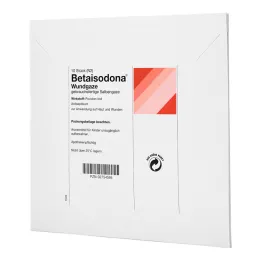 BETAISODONA Sårbinda 10x10 cm, 10 st