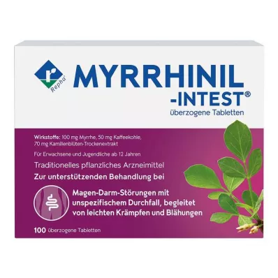 MYRRHINIL INTEST Överdragna tabletter, 100 st