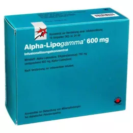 ALPHA-LIPOGAMMA 600 mg koncentrat av infusionslösning, 10X24 ml