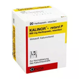 KALINOR retard P 600 mg hårda kapslar, 20 st