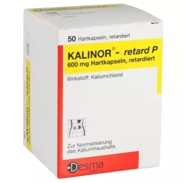 KALINOR retard P 600 mg hårda kapslar, 50 st