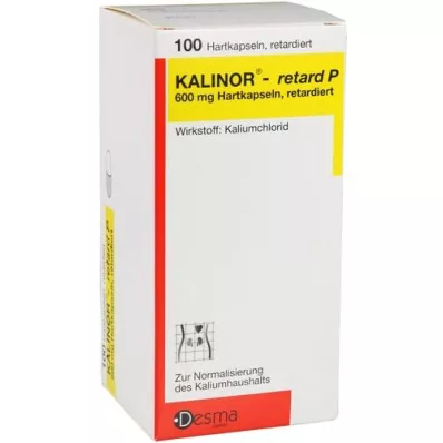 KALINOR retard P 600 mg hårda kapslar, 100 st