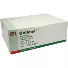 CELLONA Syntetisk bomullsull 10 cmx3 m, 4 st