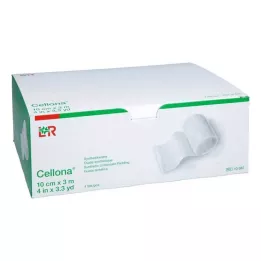CELLONA Syntetisk bomullsull 10 cmx3 m, 4 st