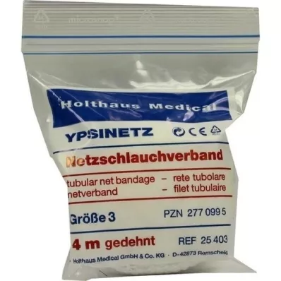 NETZVERBAND Ypsin nätstorlek 3 4 m vit, 1 st