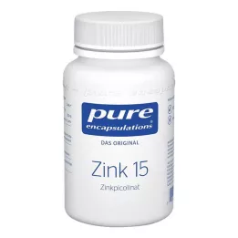 PURE ENCAPSULATIONS Zink 15 Zink Picolinate Kapslar, 180 Kapslar