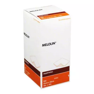MELOLIN 10x10 cm sårförband sterila, 100 st