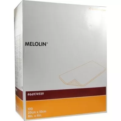 MELOLIN 10x20 cm sårförband sterila, 100 st