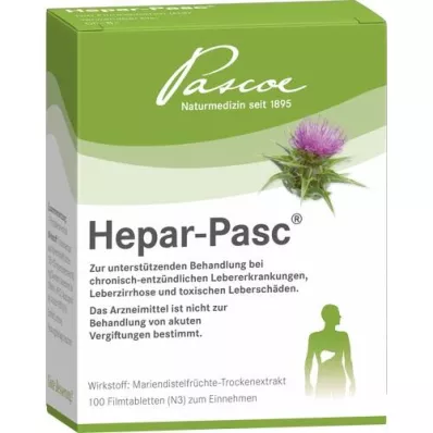 HEPAR PASC Filmdragerade tabletter, 100 st