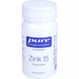 PURE ENCAPSULATIONS Zink 15 Zink Picolinate Kapslar, 60 Kapslar