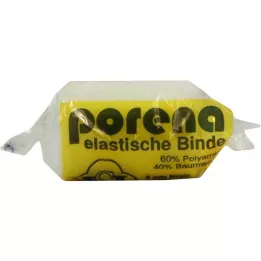 PORENA Elastiskt gasbinda 4 cm vit med cellplast, 1 st