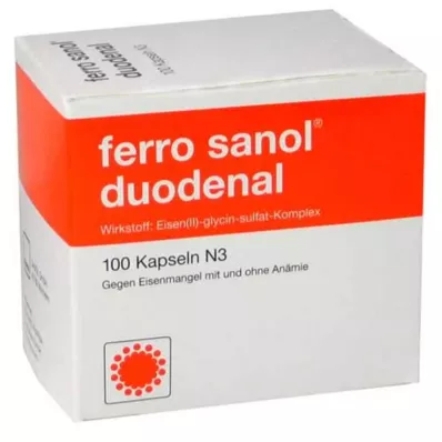 FERRO SANOL duodenal hårda kapslar.m.msr.overz.pell., 100 st