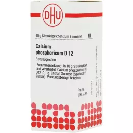 CALCIUM PHOSPHORICUM D 12 kulor, 10 g