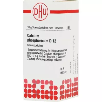 CALCIUM PHOSPHORICUM D 12 kulor, 10 g