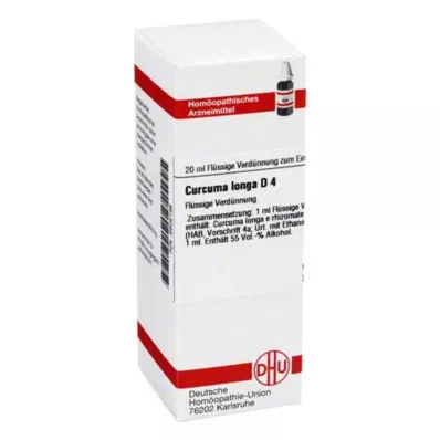 CURCUMA LONGA D 4 utspädning, 20 ml